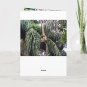 Gibbon,_Just_Chillin,_Greeting_Card. Karte (Rückseite)