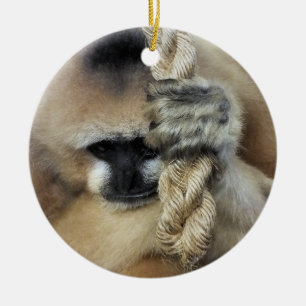 GIBBON KERAMIK ORNAMENT