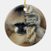 GIBBON KERAMIK ORNAMENT (Hinten)