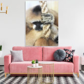 GIBBON LEINWANDDRUCK (Insitu (Wohnzimmer))