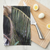 Gibbon Monkey, der nur herumhing, Geschirrtuch (Viertel Falte)