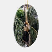 Gibbon Monkey, der nur herumhing, Keramikornament (Rechts)