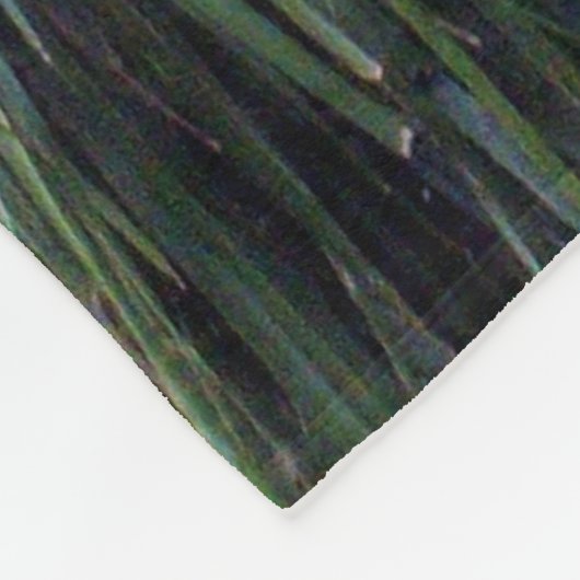 Gibbon Monkey Just Chillin, Med Fleece Blanket (Ecke)