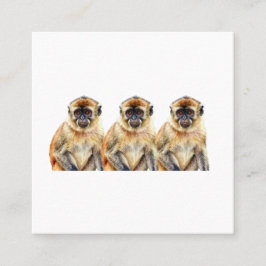 Gibbon Quadratische Visitenkarte