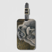 Gibbon Shelter - Portrait über die emotionale Wild Gepäckanhänger (Vorderseite Vertikal)