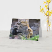 Gibbons dir eine glückliche Vatertagskarte Karte (Gelbe Blume)