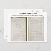 Gibbons gegen Ogden, 22 U.S. 1 (1824) Postkarte (Vorne/Hinten)