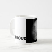 Gibbous Mond-Tasse Kaffeetasse (Vorderseite Links)