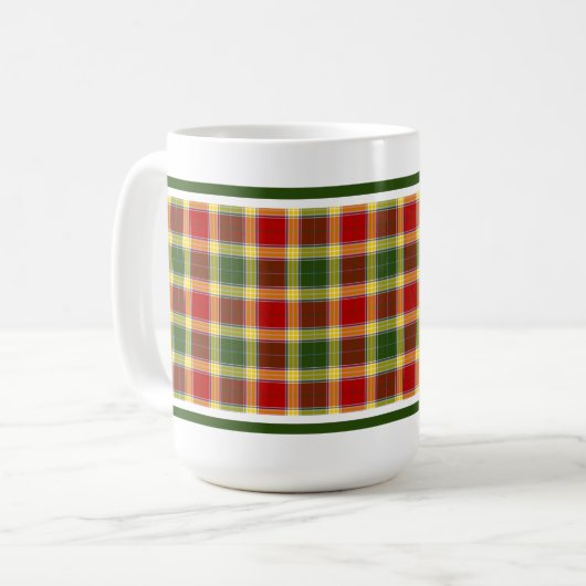 Gibbs Clan Tartan Kaffeetasse (Vorderseite Links)