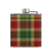 Gibbs Gibsone Tartan & Abzeichen Flachmann (Rückseite)