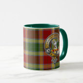 Gibbs Gibsone Tartan & Abzeichen Tasse (VorderseiteRechts)