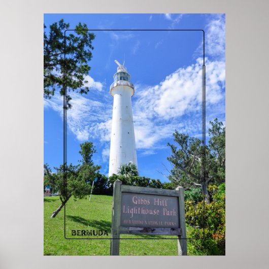 Gibbs Hill Lighthouse Park Poster (Vorne)