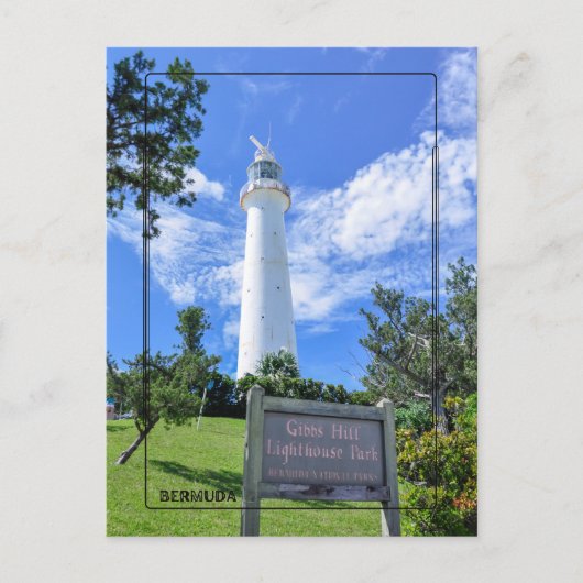Gibbs Hill Lighthouse Park Postkarte (Vorderseite)