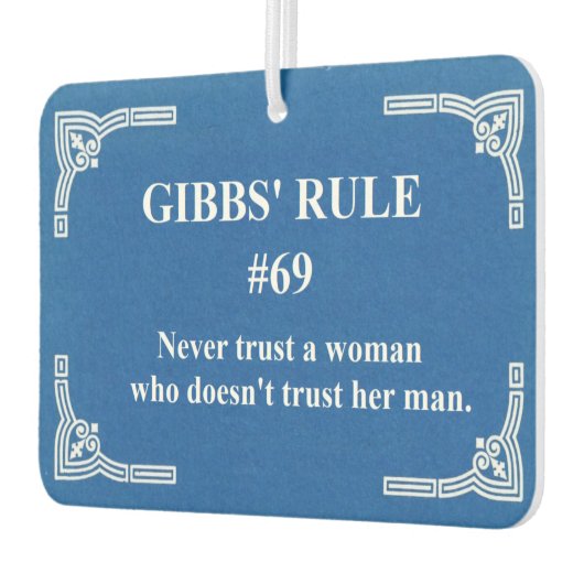 Gibbs' Regel 69 Autolufterfrischer (Links)