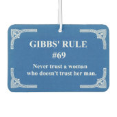 Gibbs' Regel 69 Autolufterfrischer (Vorderseite)