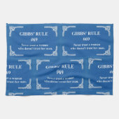 Gibbs' Regel 69 Geschirrtuch (Horizontal)