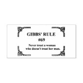 Gibbs' Regel 69 Gummistempel (Prägung)