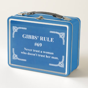 Gibbs' Regel 69 Metall Brotdose