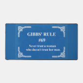 Gibbs' Regel 69 Schreibtischunterlage (Vorderseite)