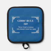 Gibbs' Regel 69 Topflappen (Vorderseite)