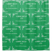 Gibbs' Regel 73 Duschvorhang (Vorderseite)