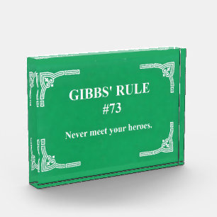 Gibbs' Regel 73 Fotoblock