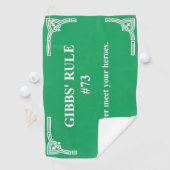 Gibbs' Regel 73 Golfhandtuch (Insitu)