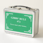 Gibbs' Regel 73 Metall Brotdose (Vorderseite)