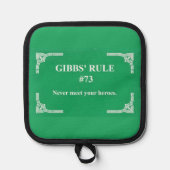 Gibbs' Regel 73 Topflappen (Vorderseite)