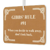 Gibbs' Regel 91 Autolufterfrischer (Links)