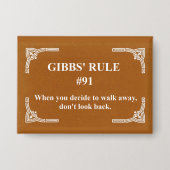 Gibbs' Regel 91 Button (Vorderseite)