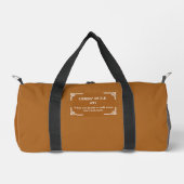 Gibbs' Regel 91 Duffle Bag (Vorderseite)
