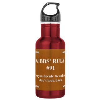 Gibbs' Regel 91 Edelstahlflasche