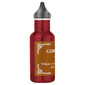Gibbs' Regel 91 Edelstahlflasche (Links)