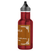 Gibbs' Regel 91 Edelstahlflasche (Rechts)