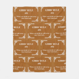 Gibbs' Regel 91 Fleecedecke