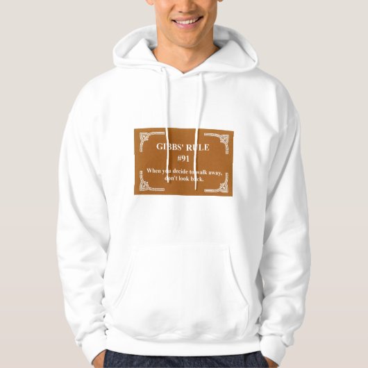 Gibbs' Regel 91 Hoodie (Vorderseite)