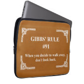 Gibbs' Regel 91 Laptopschutzhülle (Vorne Rechts)