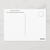 Gibbs' Regel 91 Postkarte (Rückseite)