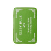 Gibbs' Regel 99 Badematte (Vorderseite Vertikal)