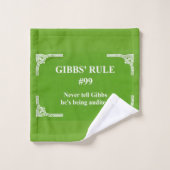Gibbs' Regel 99 Badhandtuch Set (Waschlappen)
