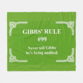 Gibbs' Regel 99 Fleecedecke (Vorderseite (Horizontal))