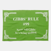Gibbs' Regel 99 Geschirrtuch (Horizontal)