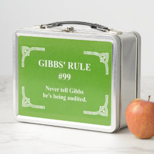 Gibbs' Regel 99 Metall Brotdose