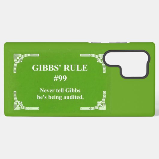 Gibbs' Regel 99 Samsung Galaxy Hülle (Rückseite (Horizontal))