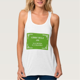 Gibbs' Regel 99 Tank Top