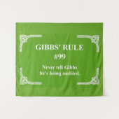Gibbs' Regel 99 Wandteppich (Vorderseite (Horizontal))