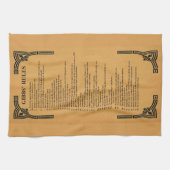 Gibbs' Regeln Geschirrtuch (Horizontal)