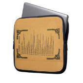 Gibbs' Regeln Laptopschutzhülle (Vorderseite Links)