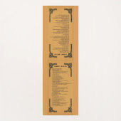 Gibbs' Regeln Yogamatte (Vorderseite)